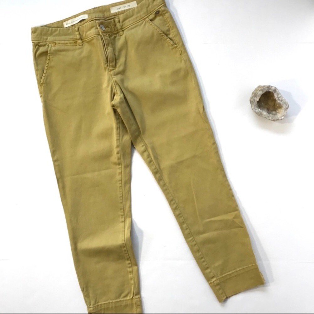 Anthro pilcro and the letterpress yellow pants 28